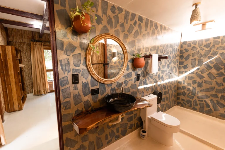 Baño de Cabaña superior